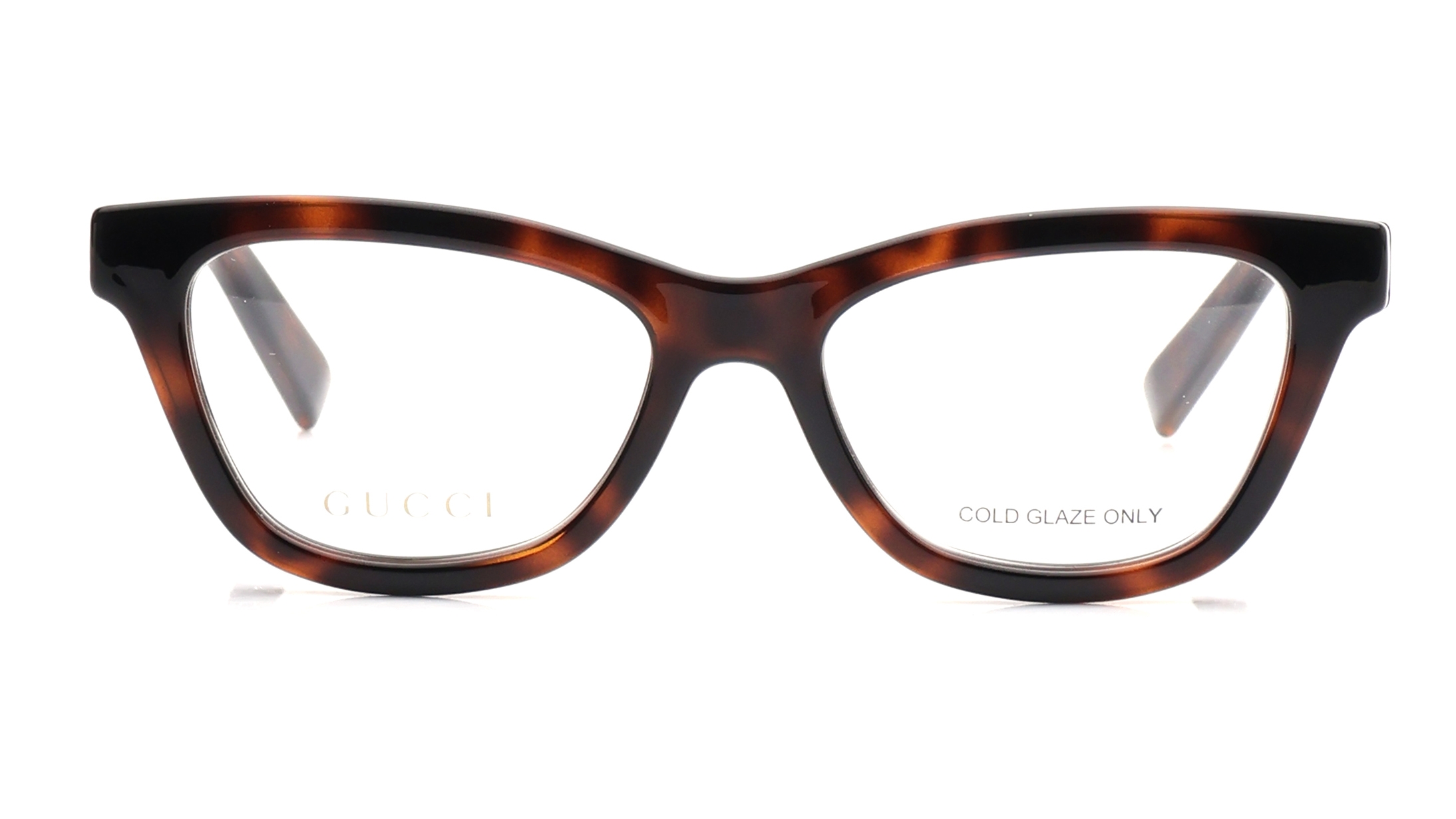 Image 1 of Havana CatEye Eyeglasses for Women from Gucci Available at Titan Eye+