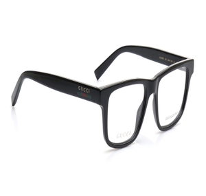 Image 2 of Black Rectangle Eyeglasses for Men from Gucci Available at Titan Eye+