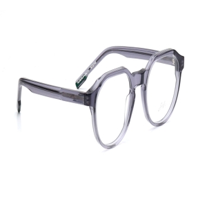 Image 2 of Grey Geometric Eyeglasses for Men and Women from Zefr Available at Titan Eye+
