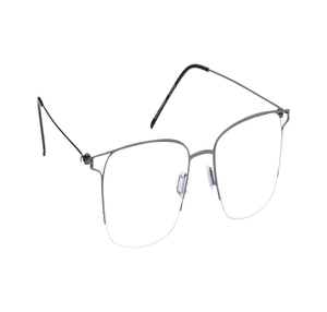 Image 2 of Grey Square Eyeglasses for Men and Women from Zefr Available at Titan Eye+