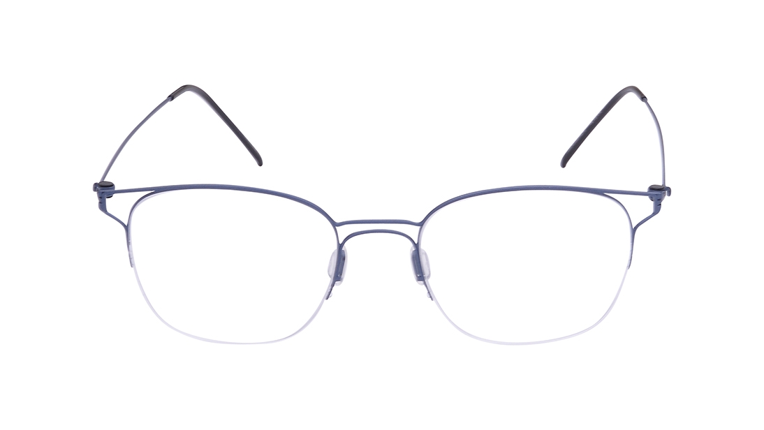 Image 1 of Blue Square Eyeglasses for Men and Women from Zefr Available at Titan Eye+