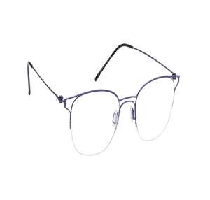 Image 2 of Blue Square Eyeglasses for Men and Women from Zefr Available at Titan Eye+