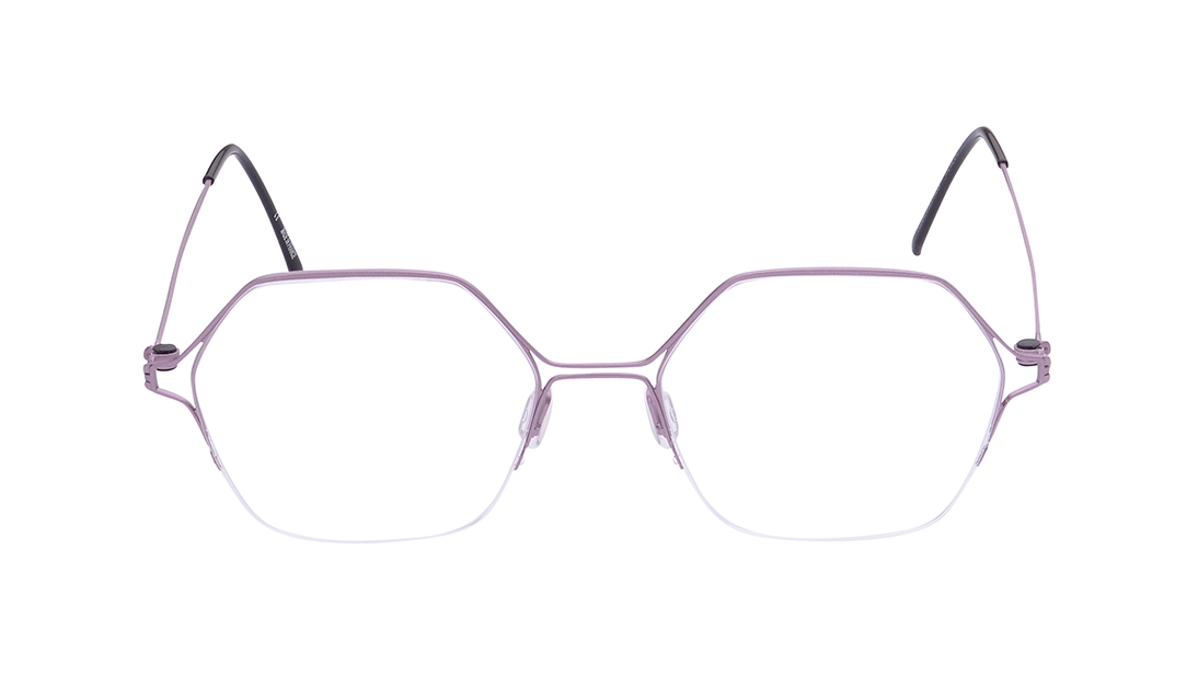 Image 1 of Purple Geometric Eyeglasses for Men and Women from Zefr Available at Titan Eye+