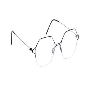 Image 2 of Black Rectangle Eyeglasses for Men and Women from Zefr Available at Titan Eye+