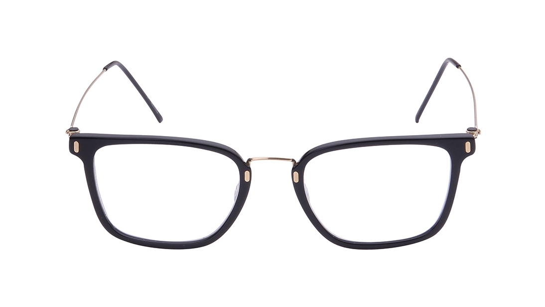Image 1 of Black Wayfarer Eyeglasses for Men and Women from Zefr Available at Titan Eye+