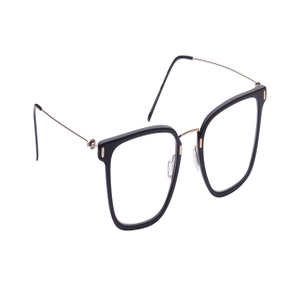 Image 2 of Black Wayfarer Eyeglasses for Men and Women from Zefr Available at Titan Eye+
