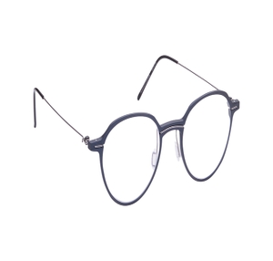 Image 2 of Blue Oval Eyeglasses for Men and Women from Zefr Available at Titan Eye+