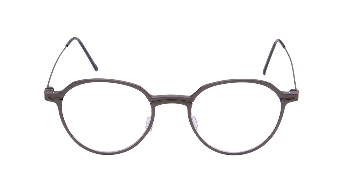 Image 1 of Brown Round Eyeglasses for Men and Women from Zefr Available at Titan Eye+