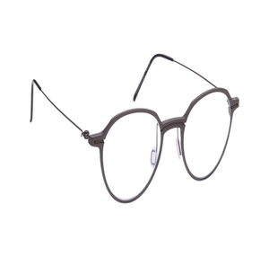 Image 2 of Brown Round Eyeglasses for Men and Women from Zefr Available at Titan Eye+