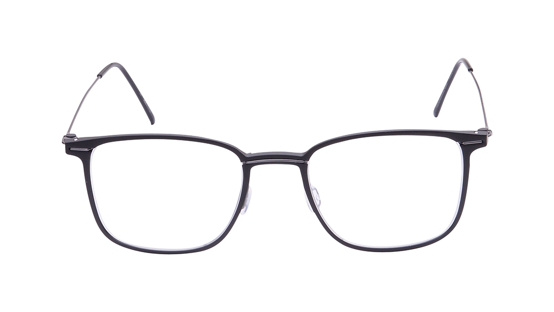 Image 1 of Black Wayfarer Eyeglasses for Men and Women from Zefr Available at Titan Eye+
