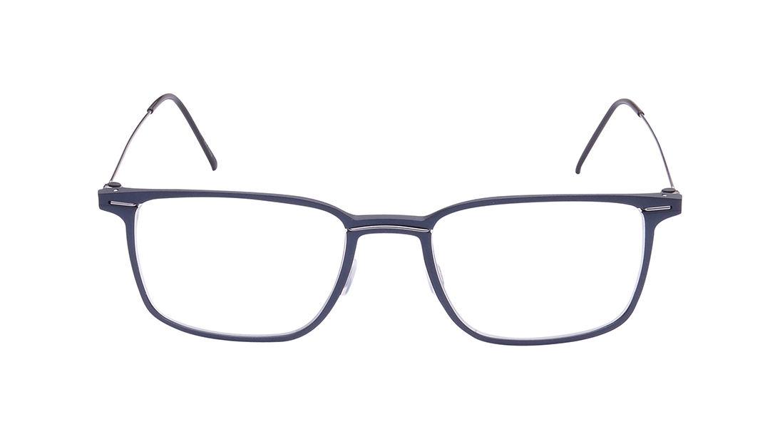 Image 1 of Blue Rectangle Eyeglasses for Men and Women from Zefr Available at Titan Eye+