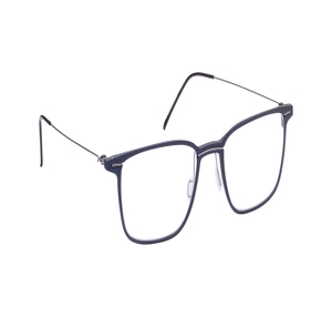 Image 2 of Blue Rectangle Eyeglasses for Men and Women from Zefr Available at Titan Eye+
