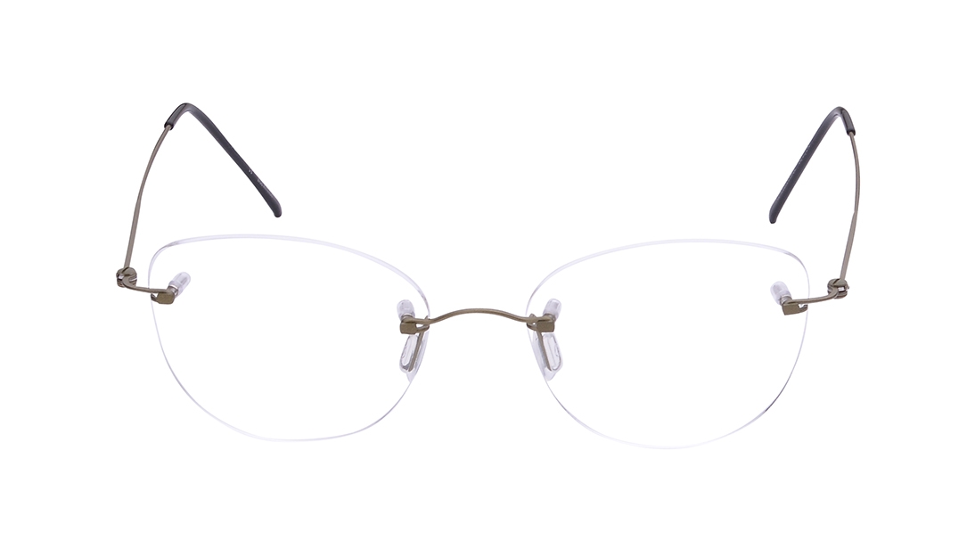 Image 1 of Blue Oval Eyeglasses for Women from Zefr Available at Titan Eye+
