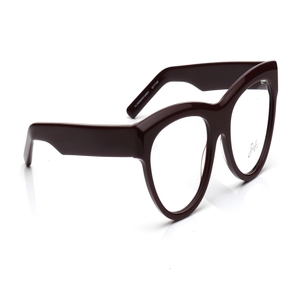 Image 2 of Maroon CatEye Eyeglasses for Women from Zefr Available at Titan Eye+