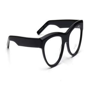 Image 2 of Black CatEye Eyeglasses for Women from Zefr Available at Titan Eye+