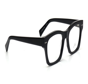 Image 2 of Black Square Eyeglasses for Men and Women from Zefr Available at Titan Eye+