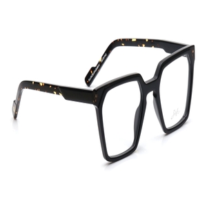 Image 2 of Black Square Eyeglasses for Men and Women from Zefr Available at Titan Eye+