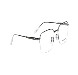 Image 2 of Silver Rectangle Eyeglasses for Men from Montblanc Available at Titan Eye+