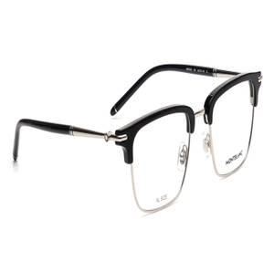 Image 2 of Black Clubmaster Eyeglasses for Men from Montblanc Available at Titan Eye+