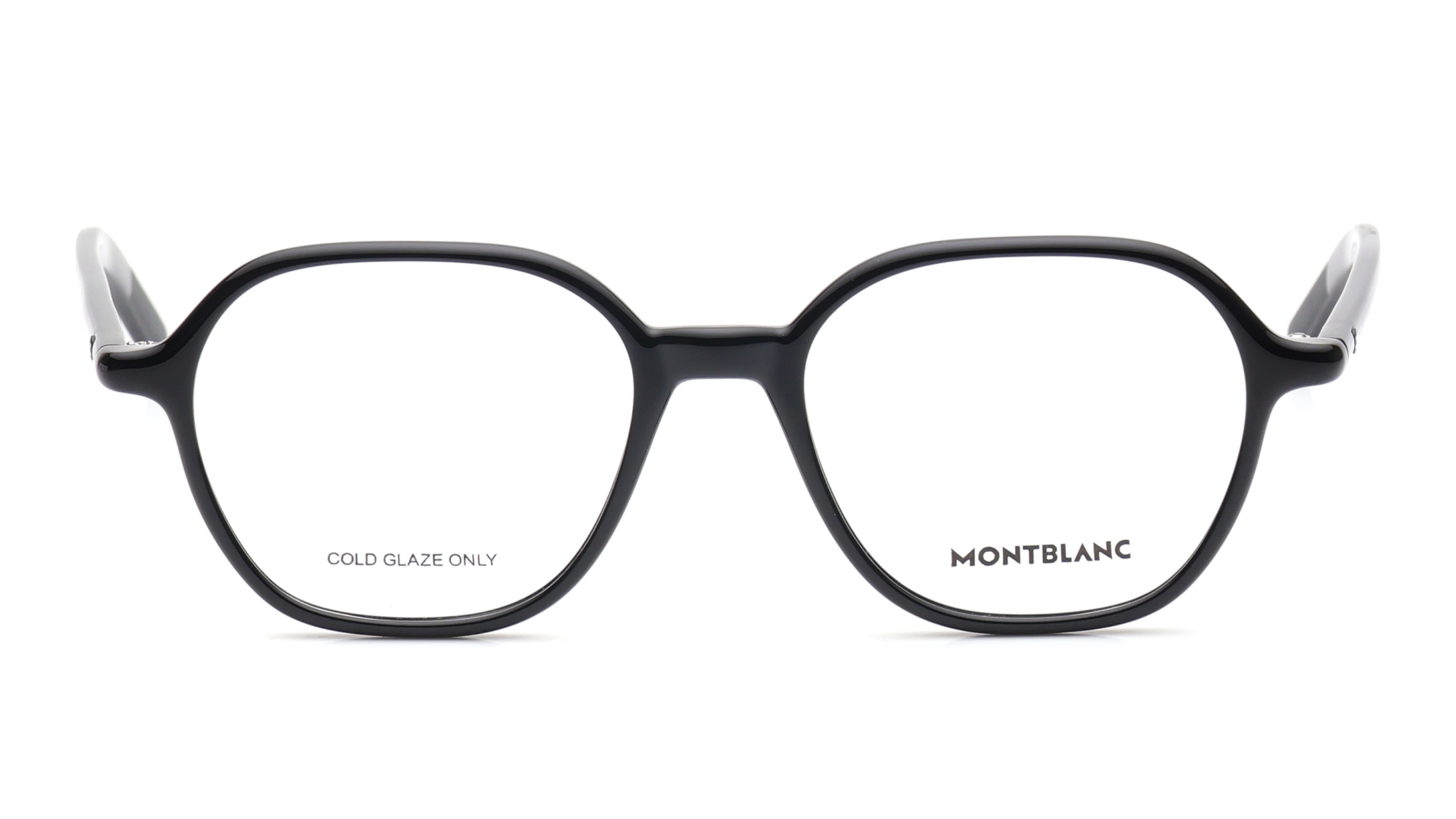 Image 1 of Black Round Eyeglasses for Men from Montblanc Available at Titan Eye+