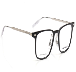Image 2 of Black Rectangle Eyeglasses for Men from Montblanc Available at Titan Eye+