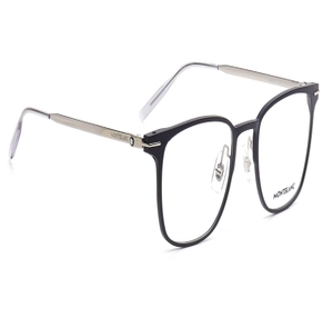 Image 2 of Black Rectangle Eyeglasses for Men from Montblanc Available at Titan Eye+