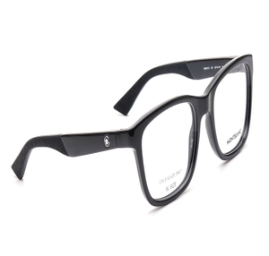Image 2 of Black Rectangle Eyeglasses for Men from Montblanc Available at Titan Eye+