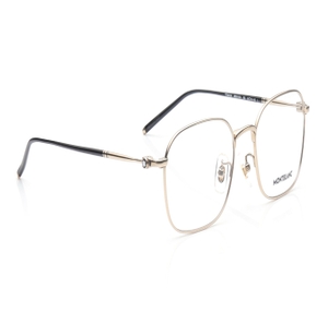 Image 2 of Gold Rectangle Eyeglasses for Men from Montblanc Available at Titan Eye+