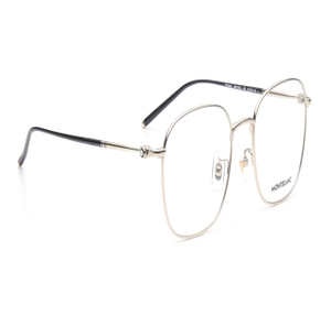 Image 2 of Gold Rectangle Eyeglasses for Men from Montblanc Available at Titan Eye+