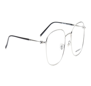 Image 2 of Silver Rectangle Eyeglasses for Men from Montblanc Available at Titan Eye+
