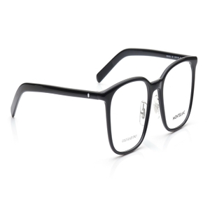 Image 2 of Black Rectangle Eyeglasses for Men from Montblanc Available at Titan Eye+