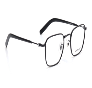 Image 2 of Black Rectangle Eyeglasses for Men from Montblanc Available at Titan Eye+