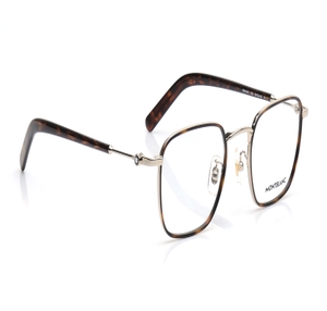 Image 2 of Gold Rectangle Eyeglasses for Men from Montblanc Available at Titan Eye+