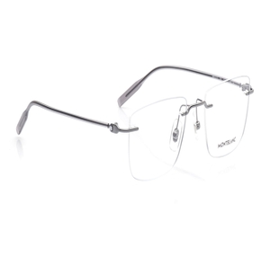 Image 2 of Grey Rectangle Eyeglasses for Men from Montblanc Available at Titan Eye+