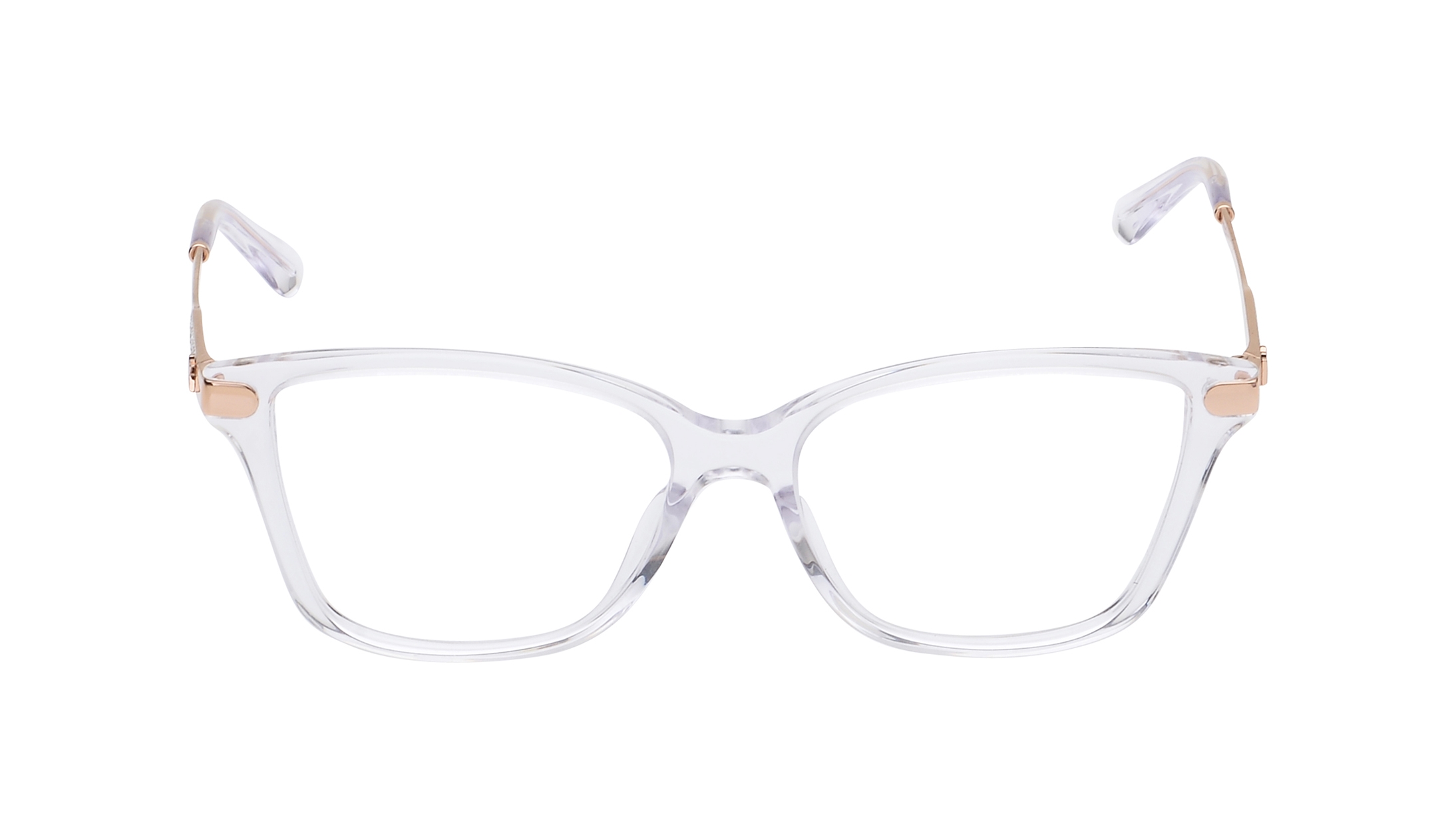 Image 1 of Transparent Round Eyeglasses for Women from Michael Kors Available at Titan Eye+