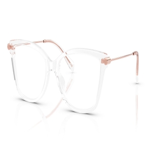 Image 2 of Transparent Rectangle Eyeglasses for Women from Michael Kors Available at Titan Eye+