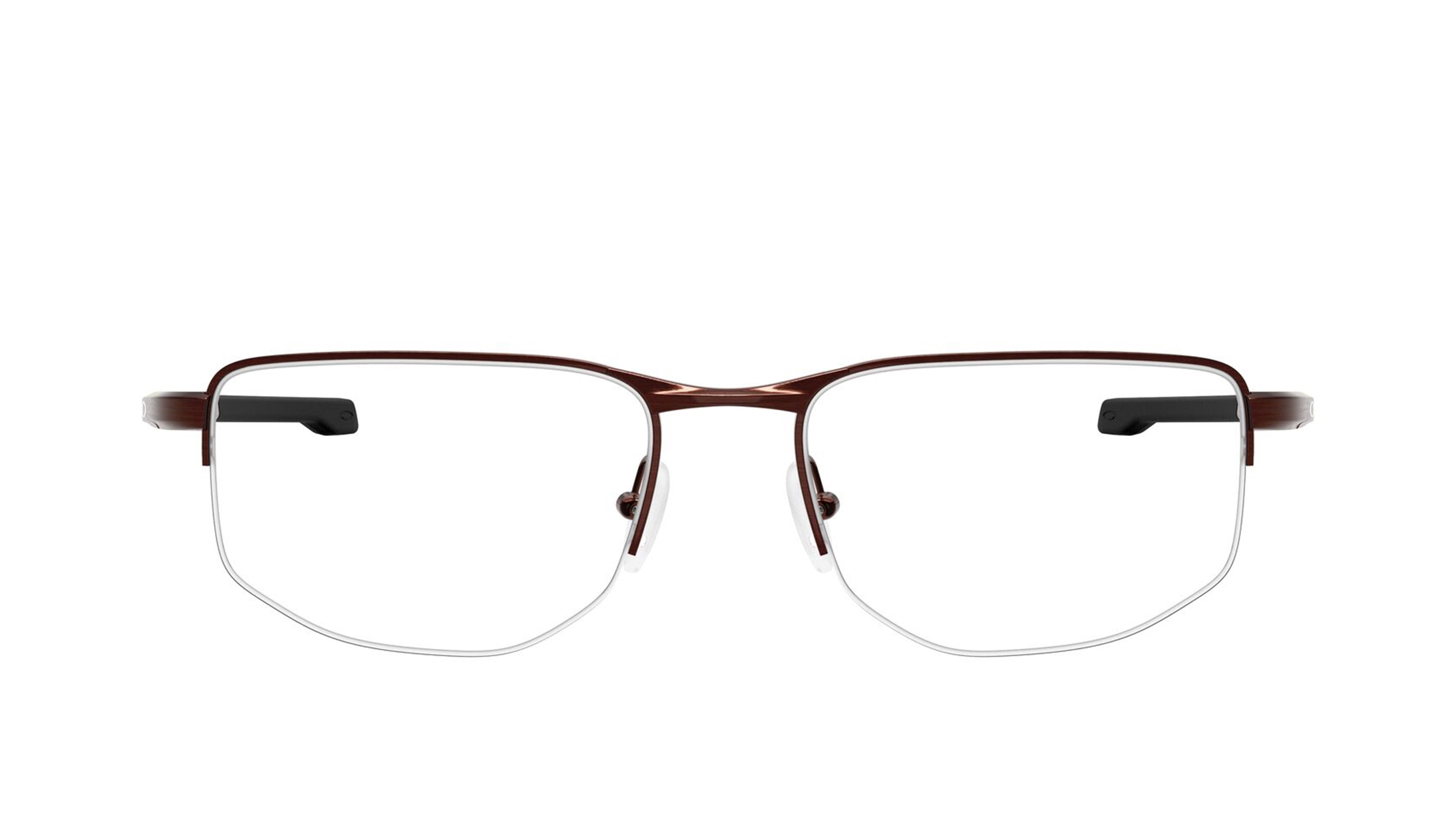 Image 1 of Blue Rectangle Eyeglasses for Men from Oakley Available at Titan Eye+