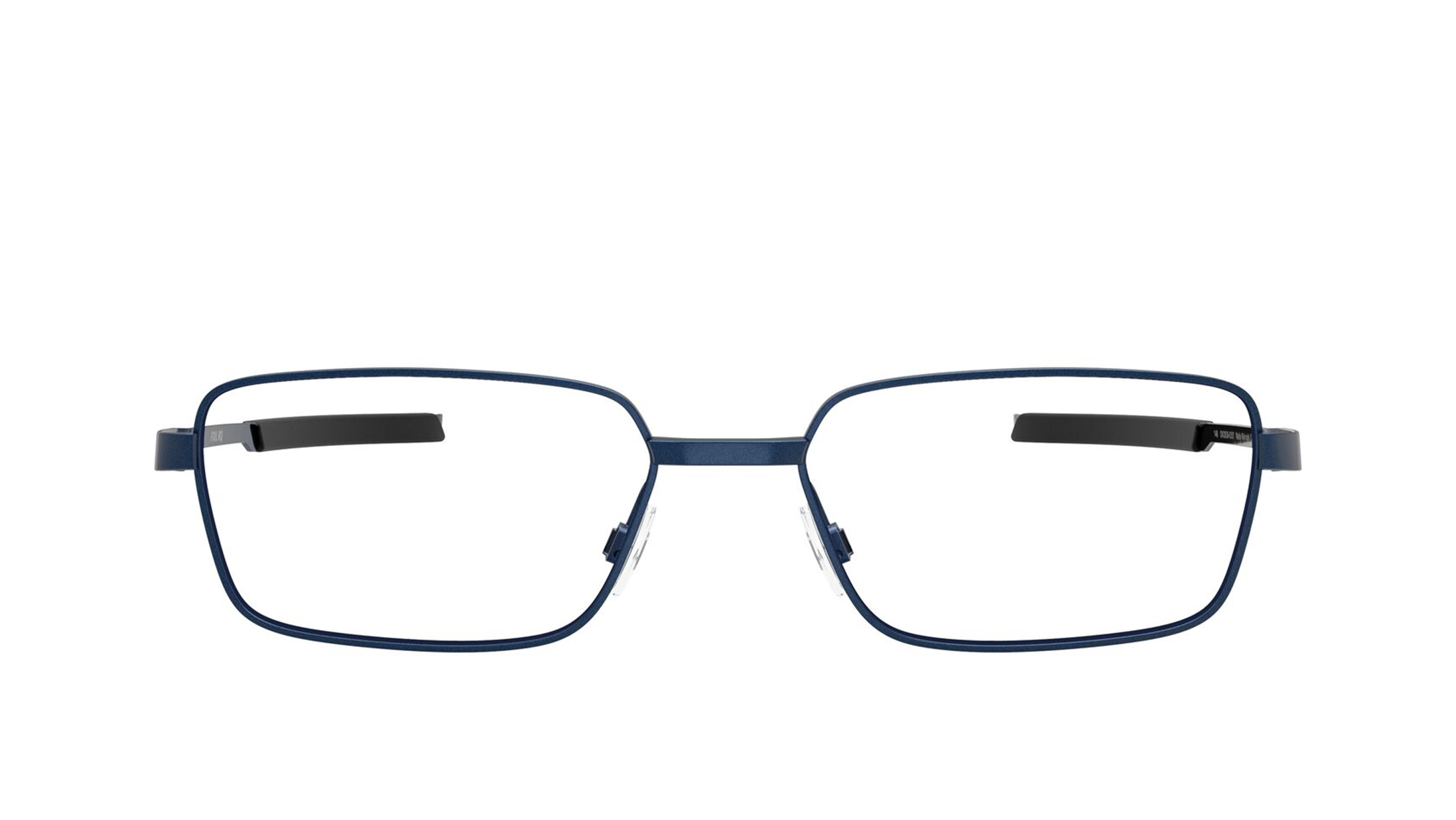 Image 1 of Blue Rectangle Eyeglasses for Men from Oakley Available at Titan Eye+