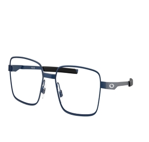 Image 2 of Blue Rectangle Eyeglasses for Men from Oakley Available at Titan Eye+