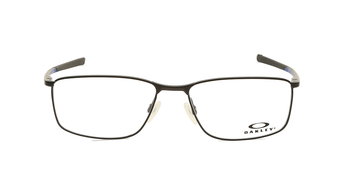 Image 1 of Black Rectangle Eyeglasses for Men from Oakley Available at Titan Eye+