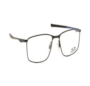 Image 2 of Black Rectangle Eyeglasses for Men from Oakley Available at Titan Eye+