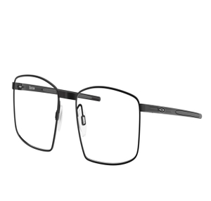 Image 2 of Black Square Eyeglasses for Men and Women from Oakley Available at Titan Eye+