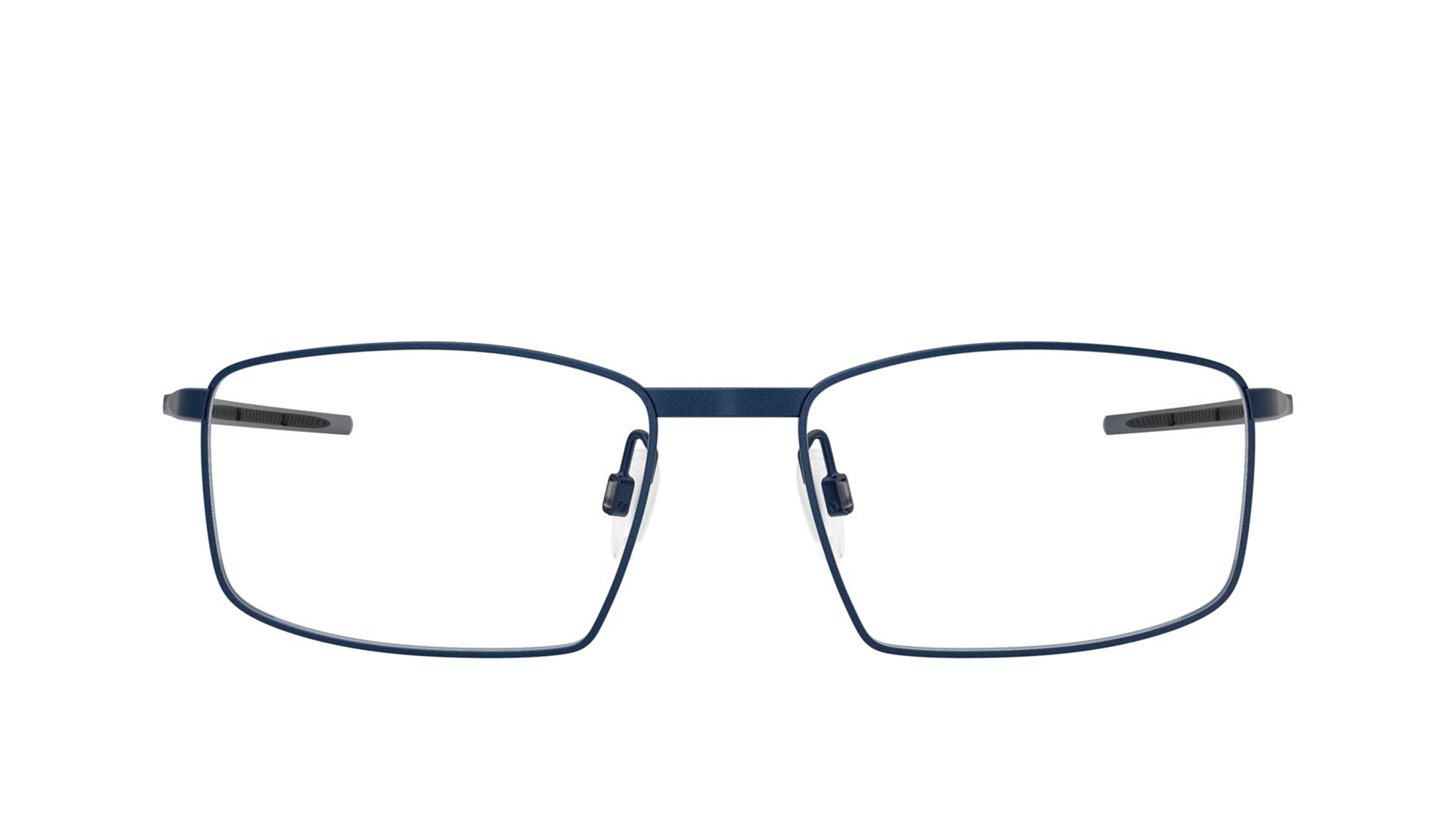 Image 1 of Blue Square Eyeglasses for Men and Women from Oakley Available at Titan Eye+