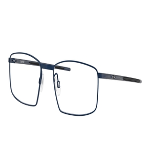 Image 2 of Blue Square Eyeglasses for Men and Women from Oakley Available at Titan Eye+
