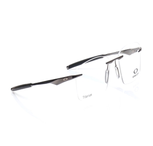 Image 2 of Black Round Eyeglasses for Men from Oakley Available at Titan Eye+