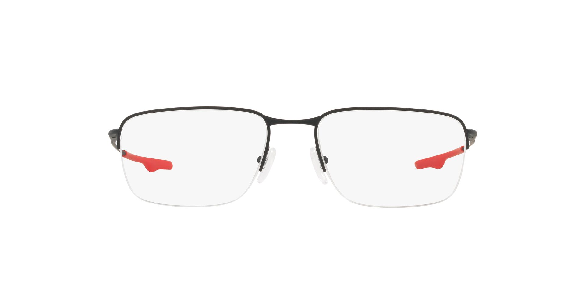 Image 1 of Black Square Eyeglasses for Men from Oakley Available at Titan Eye+