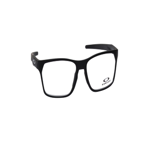 Image 2 of Black Rectangle Eyeglasses for Men from Oakley Available at Titan Eye+