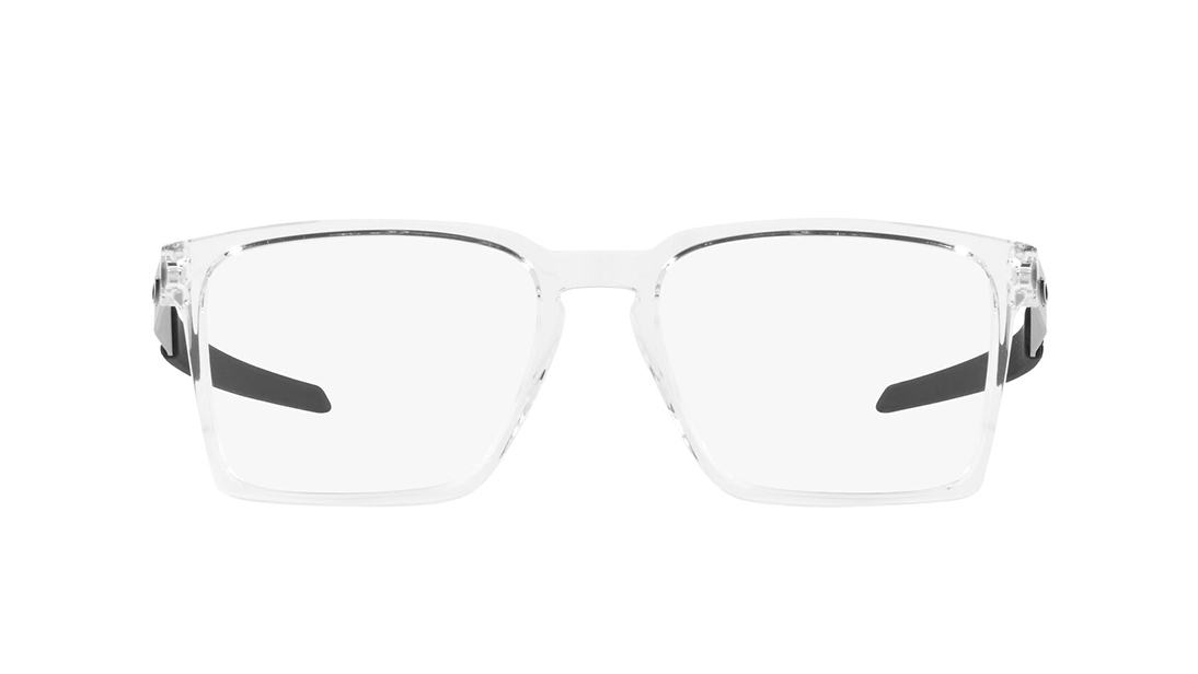Image 1 of White Rectangle Eyeglasses for Men from Oakley Available at Titan Eye+