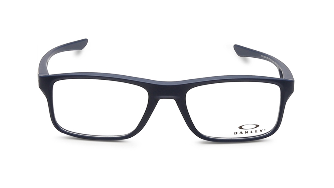 Image 1 of Blue Rectangle Eyeglasses for Men and Women from Oakley Available at Titan Eye+