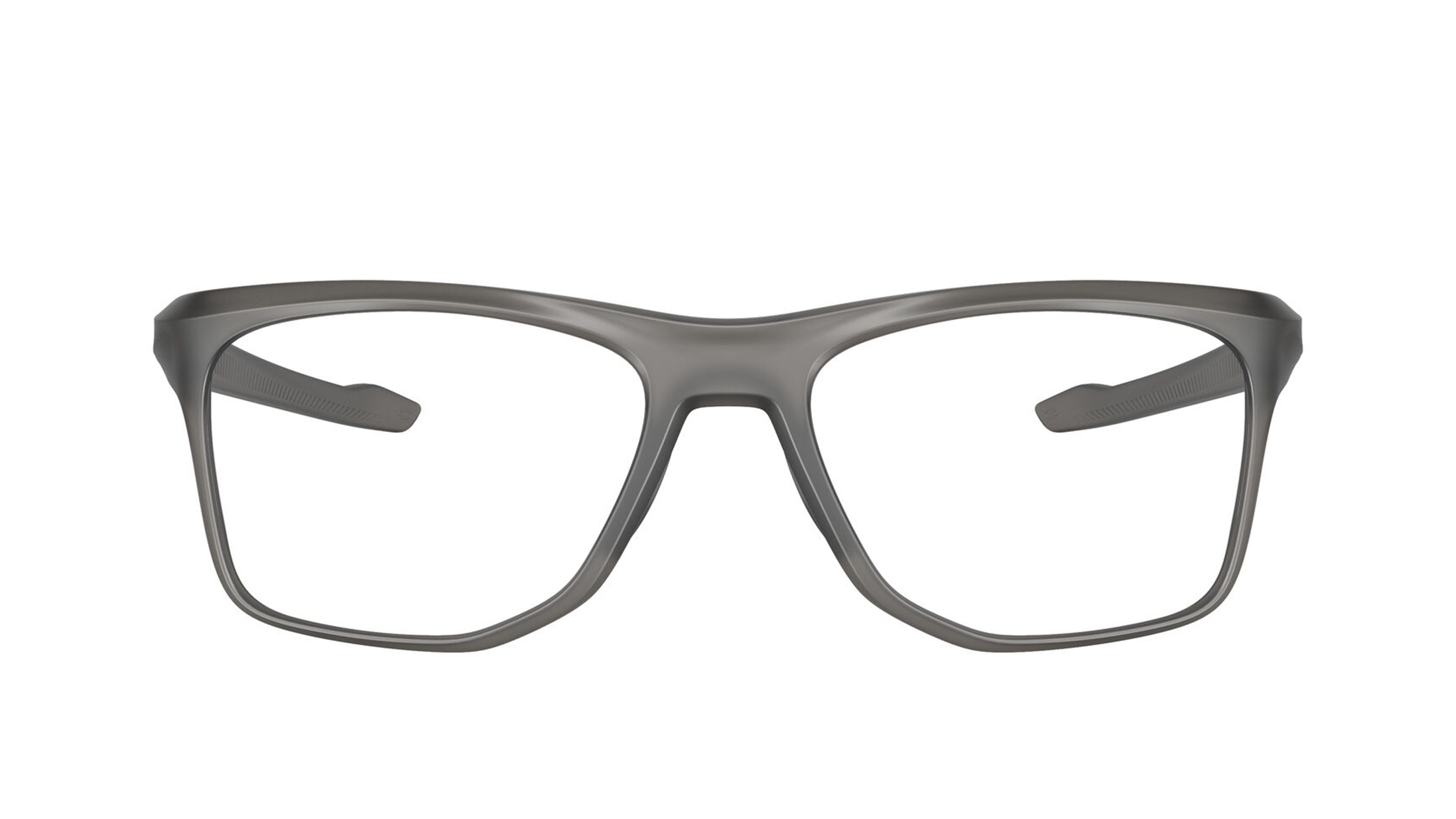 Image 1 of Grey Rectangle Eyeglasses for Men from Oakley Available at Titan Eye+